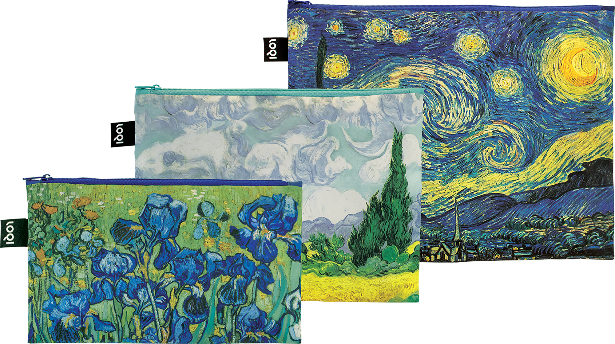 LOQI Zip Pockets VINCENT VAN GOGH 