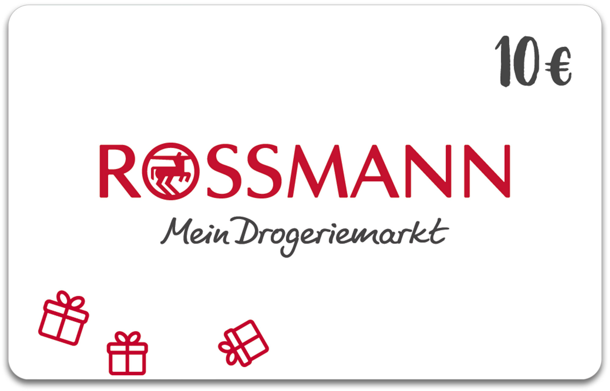 10,– € ROSSMANN-Gutschein 10,– € ROSSMANN-Gutschein